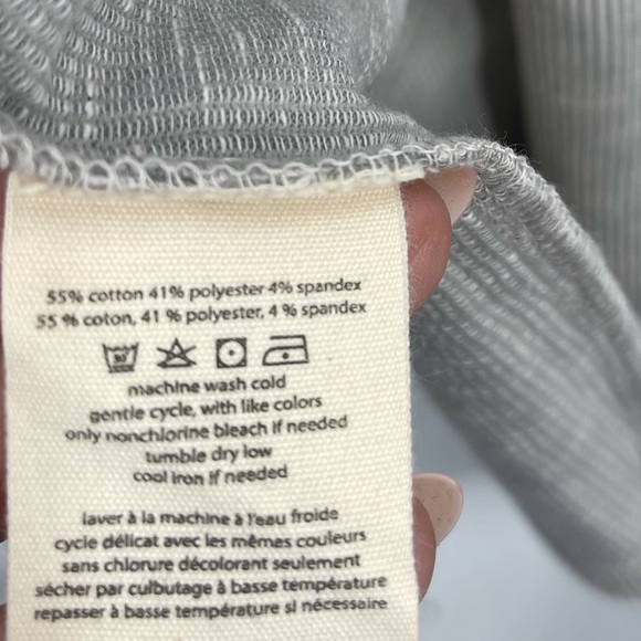 Anthropologie’s DONNi. Lagenlook Striped Ribbed Open Cardigan Sweater One Size - Picture 6 of 9